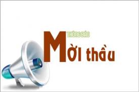 THÔNG BÁO MỜI THẦU